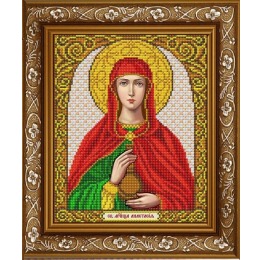 Рисунок на ткани "Святая мученица Анастасия Узорешительница"