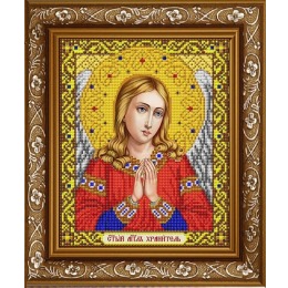 Рисунок на ткани "Святой Ангел Хранитель в золоте"