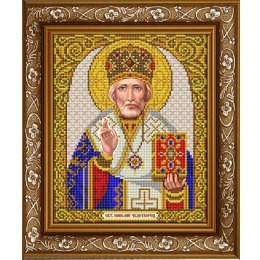 Рисунок на ткани "Святой Николай Чудотворец"