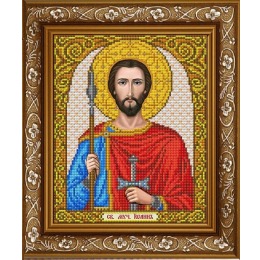 Рисунок на ткани "Святой Иван Воин"