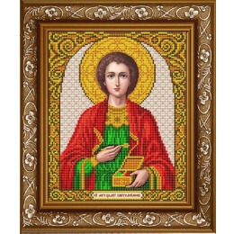 Рисунок на ткани "Святой Пантелеймон"