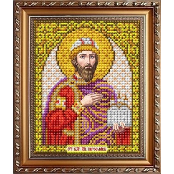 Рисунок на ткани "Святой Ярослав"