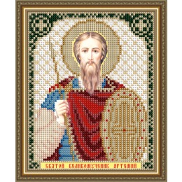 Рисунок на ткани "Святой Великомученик Артемий"