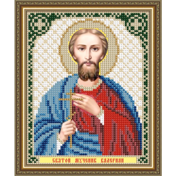 Рисунок на ткани "Святой Мученик Валериан"