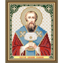 Рисунок на ткани "Святой Василий Великий"