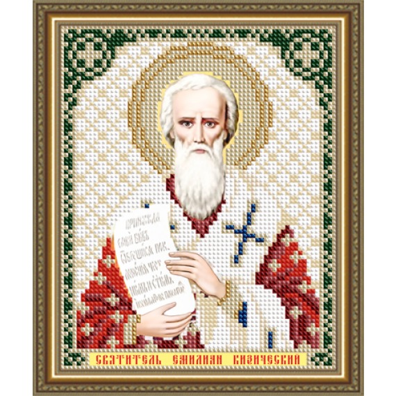 Рисунок на ткани "Святитель Емилиан Кизический"