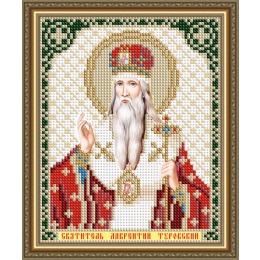 Рисунок на ткани "Святитель Лаврентий Туровский"