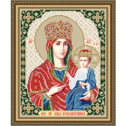 Рисунок на ткани "Всеблаженная Образ Пресвятой Богородицы"