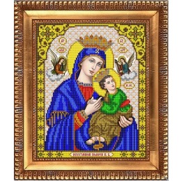 Рисунок на ткани "Пресвятая Богородица Неустанной помощи"