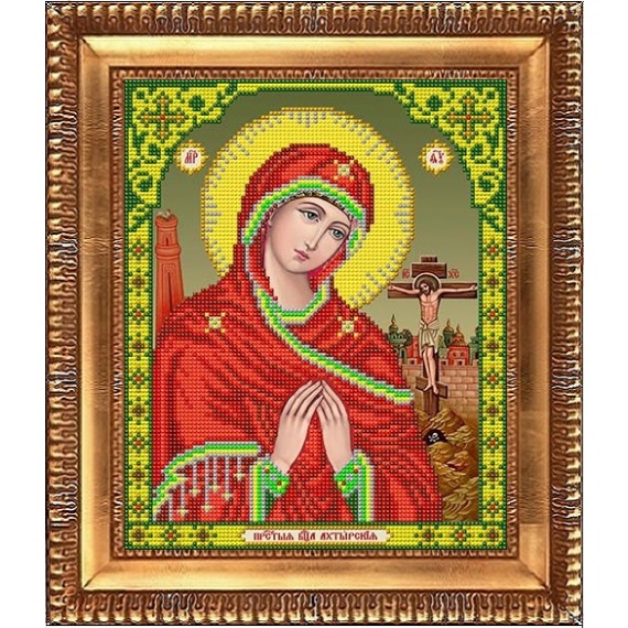 Рисунок на ткани "Пресвятая Богородица Ахтырская"