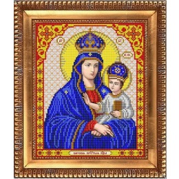 Рисунок на ткани "Пресвятая Богородица Барская"