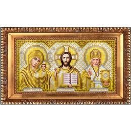Рисунок на ткани "Триптих в золоте"