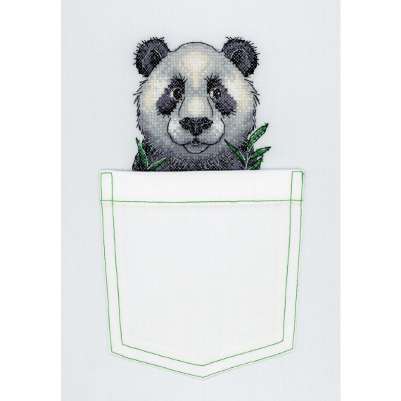 Набор для вышивания крестом "Веселая панда"