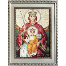 Набор для вышивания крестом "Икона Божией Матери Державная"