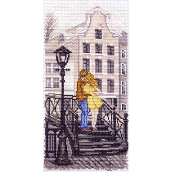 Рисунок на канве "Амстердам (мостик)"