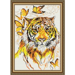 Картина стразами "Тигр"