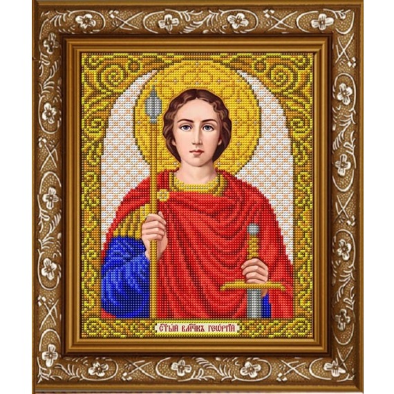 Рисунок на ткани "Святой Великомученик Георгий Победоносец"