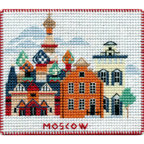 Набор для вышивания крестом "Столицы мира.Москва"