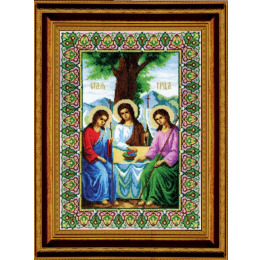 Набор для вышивки крестиком "Икона Пресвятой Троицы"