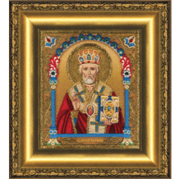 Набор для вышивки бисером "Икона святителя Николая Чудотворца"