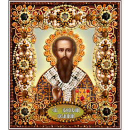 Набор для вышивания хрустальными бусинами "Св. Василий"