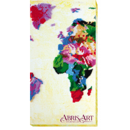 Набор для вышивания бисером "Карта мира-2"
