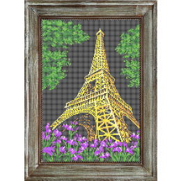 Рисунок на ткани для вышивания бисером "Париж"