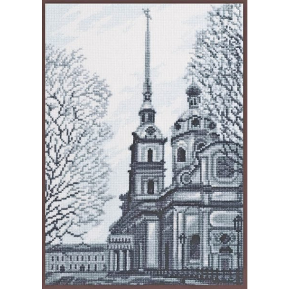 Набор для вышивания крестом "Петропавловский собор"