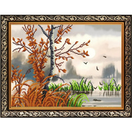 Рисунок на ткани "Осень. Триптих 2"