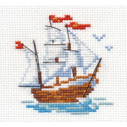 Набор для вышивания крестом "Кораблик"