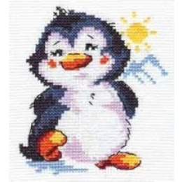Набор для вышивания крестом "Пингвиненок"