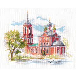 Набор для вышивания крестом "Переславль-Залесский. Сорокосвятская церковь"