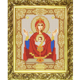Рисунок на ткани "Богородица Неупиваемая Чаша "