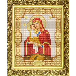 Рисунок на ткани "Богородица Почаевская "