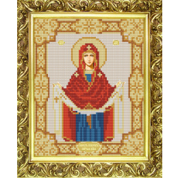 Рисунок на ткани "Богородица Покрова "