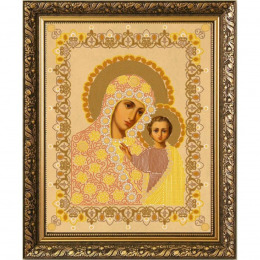 Рисунок на ткани "Богородица Казанская"