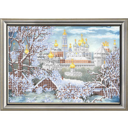 Рисунок на ткани для вышивания бисером "Свято-Троицкая Сергиева Лавра"