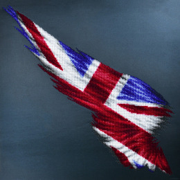 Набор для вышивания бисером "Флаг Крыло Великобритания"