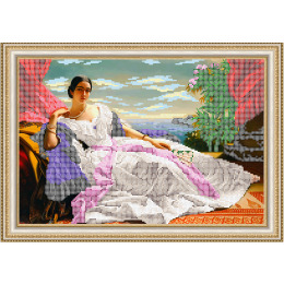 Рисунок на ткани для вышивания бисером и бусинами "Принцесса Леонилла"