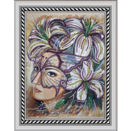 Рисунок на ткани для вышивания бисером и бусинами "Лилия"