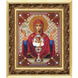 Набор для вышивки бисером "Икона Божьей Матери Неупиваемая чаша"