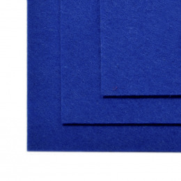 Фетр листовой жесткий №679 синий (10 шт)