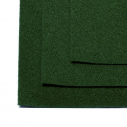 Фетр листовой мягкий №678 зеленый (10 шт)