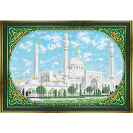 Рисунок на ткани для вышивания бисером и бусинами "Мечеть. Гордость мусульман"