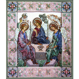 Набор для вышивания хрустальными бусинами "Святая Троица"
