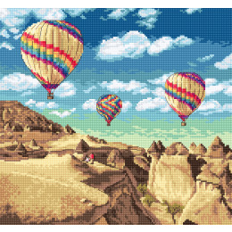Набор для вышивания крестом "Balloons over Grand Canyon"