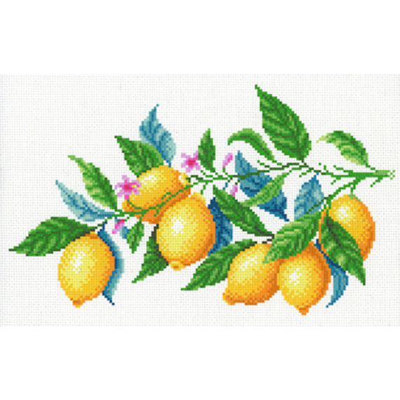 Канва с рисунком "Лимонная гармония"