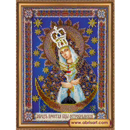 Набор для вышивания бисером "Икона Богоматери "Остробрамская"