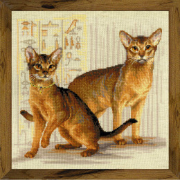 Набор для вышивания крестом "Абиссинские кошки"