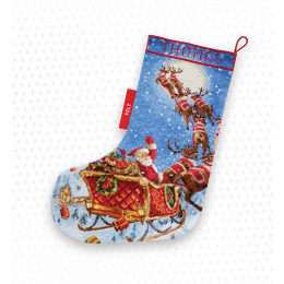Набор для вышивания "The Reindeers on it's way! Stocking"